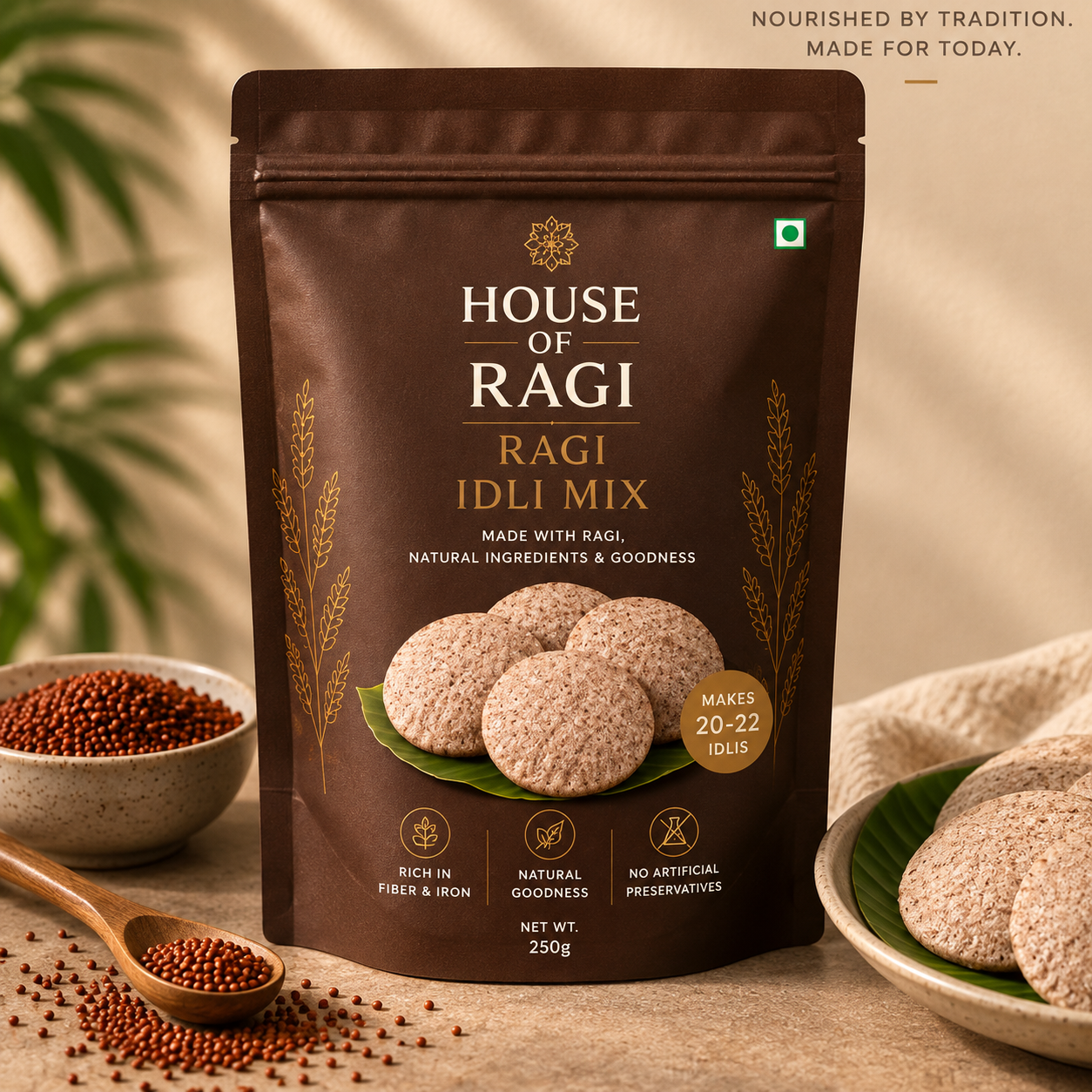 ChatGPT Image Sep 23, 2026, 05_52_00 PM Ragi Idli Mix (500g) - Image 1